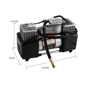 Portable <b>Mini</b> 12V Car <b>Air</b> Pump Heavy Duty Dual Cylinder Tyre SUV Tire <b>Compressor</b> MT90000 ABS Material <b>Air</b> Pump MT90000 MT90000 M - Product Image 3