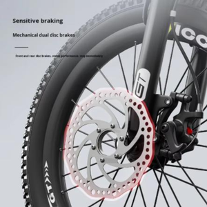 <span class=keywords><strong>Bicicleta</strong></span> para Niños Grandes de 6 a 15 Años, Niños <span class=keywords><strong>y</strong></span> Niñas, Una Velocidad, BMX, Cuadro de Acero Ultraligero, Frenos de Disco Dobles, Suspensión Delantera - Product Image 2