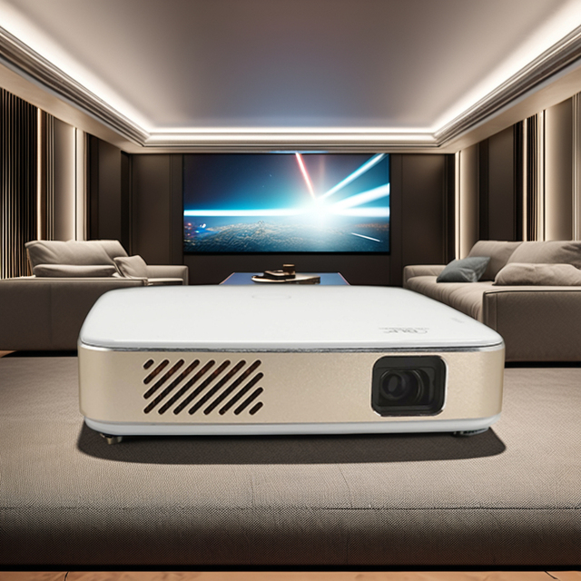 Hot Sale Pocket DLP Projector Smart Android System 9.0 Pico Beam 2.4G/5G Wi-Fi Wireless Miracast LED 4K Video Mini Projector 2G