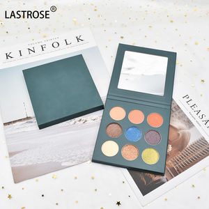 Palette de fards à paupières 9 trous vente <span class=keywords><strong>en</strong></span> <span class=keywords><strong>gros</strong></span> palette de fards à paupières plusieurs couleurs marque privée impression logo apprêt pour les cils - Product Image 5