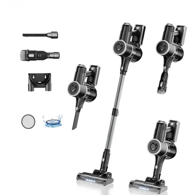 2025 Big Suction Portable Stick Vacuum Cleaner Vertical Cyclone Design with HEPA Filter Handheld Vacuum Cleaner