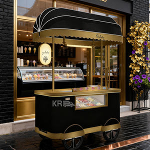 Chariots de kiosque 2025 à vendre, chariot de crème glacée mobile à congélateur, vente chaude - Product Image 4