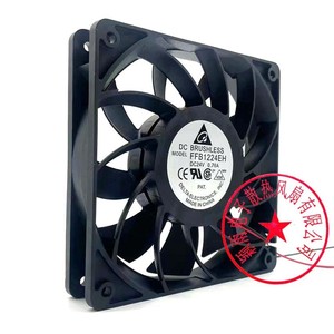 Ventilateur sans balais Delta FFB1224EH 12 cm 24 V 0,76 A CC pour serveur onduleur, refroidissement haute vitesse - Product Image 1