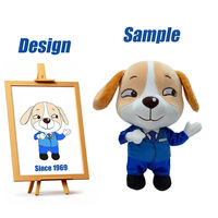 Pemasok Mainan Profesional Shengye Desain Boneka Plushie Karakter Kartun Lucu Anda Sendiri Boneka Serigala Horor Mainan Boneka Plushie