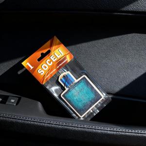 แผ่นการ์ดการ์ดกระดาษให้ความสดชื่นในรถยนต์แบบกำหนดเองได้หลากหลายกลิ่น - Product Image 6