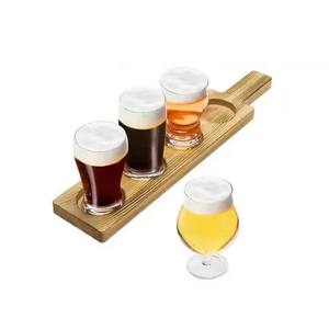 Plateau de dégustation de bière rustique en bois antique avec 4 verres pour l'<span class=keywords><strong>Italie</strong></span> Big Whale Dinkelacker - Accessoires de bar en gros - Product Image 6