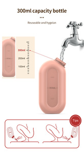 Bidé portátil de mano tipo Shattaf |   Spray Compacto Impermeable de 300 ml para Inodoro de Adultos, Viajes e Higiene Personal - Product Image 2