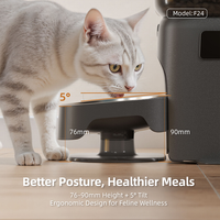 Nouvelle série de distributeurs automatiques de nourriture pour animaux de compagnie intelligents 6L avec contrôle WiFi par application, double gamelle, caméra de détection intelligente HD, distributeur intelligent pour chats et chiens