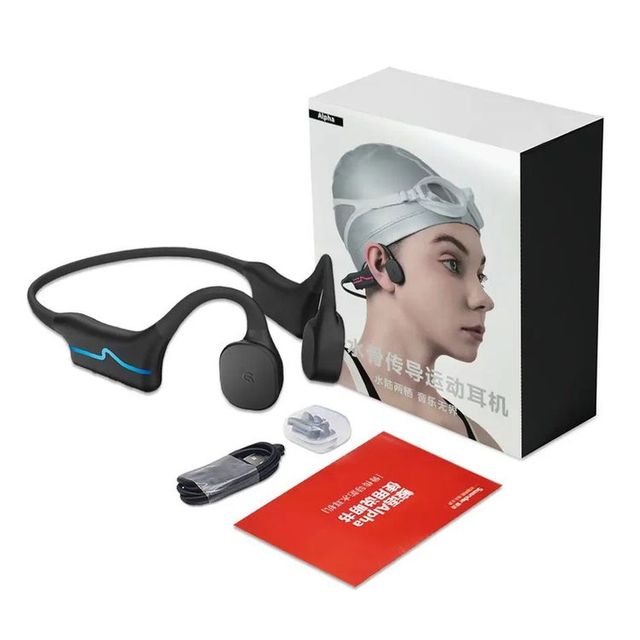 Bone Conduction Wireless Earphone with Speakers New Product Headphones for Sport with LED Battery Indicator Swimming