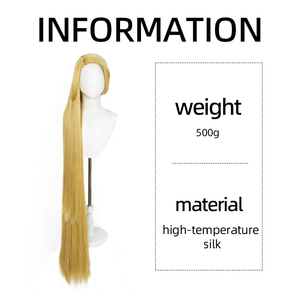 bouclé blond rose bleu vague perruque femmes partie latérale Costume perruques <span class=keywords><strong>cheveux</strong></span> synthétiques pour la fête d'halloween - Product Image 5