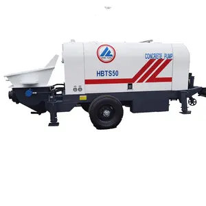 Best Service Diesel Trailer Concrete Pump Machine Price For Sale Concrete Pumps