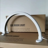 Lampe de table LED rose double Pro Cure 2024 pour manucure, vente en gros, logo personnalisable, lampe à ongles demi-lune pour salon de manucure