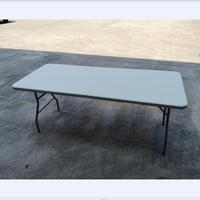 Table de jardin rectangulaire pliante en plastique HDPE avec banc