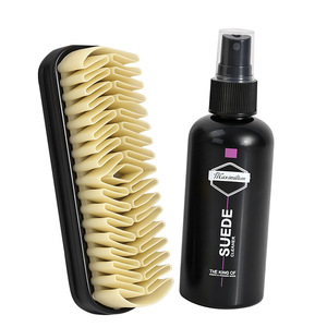 Juego de cepillos para limpiar gamuza, 2 piezas, kit de cuidado de calzado para zapatos de cuero y gamuza - Product Image 3