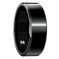 Pinteek RN01 Smart Ring 8-13 taille 5ATM étanche 7 jours d'autonomie de la batterie avec contrôle tactile pour hommes femmes