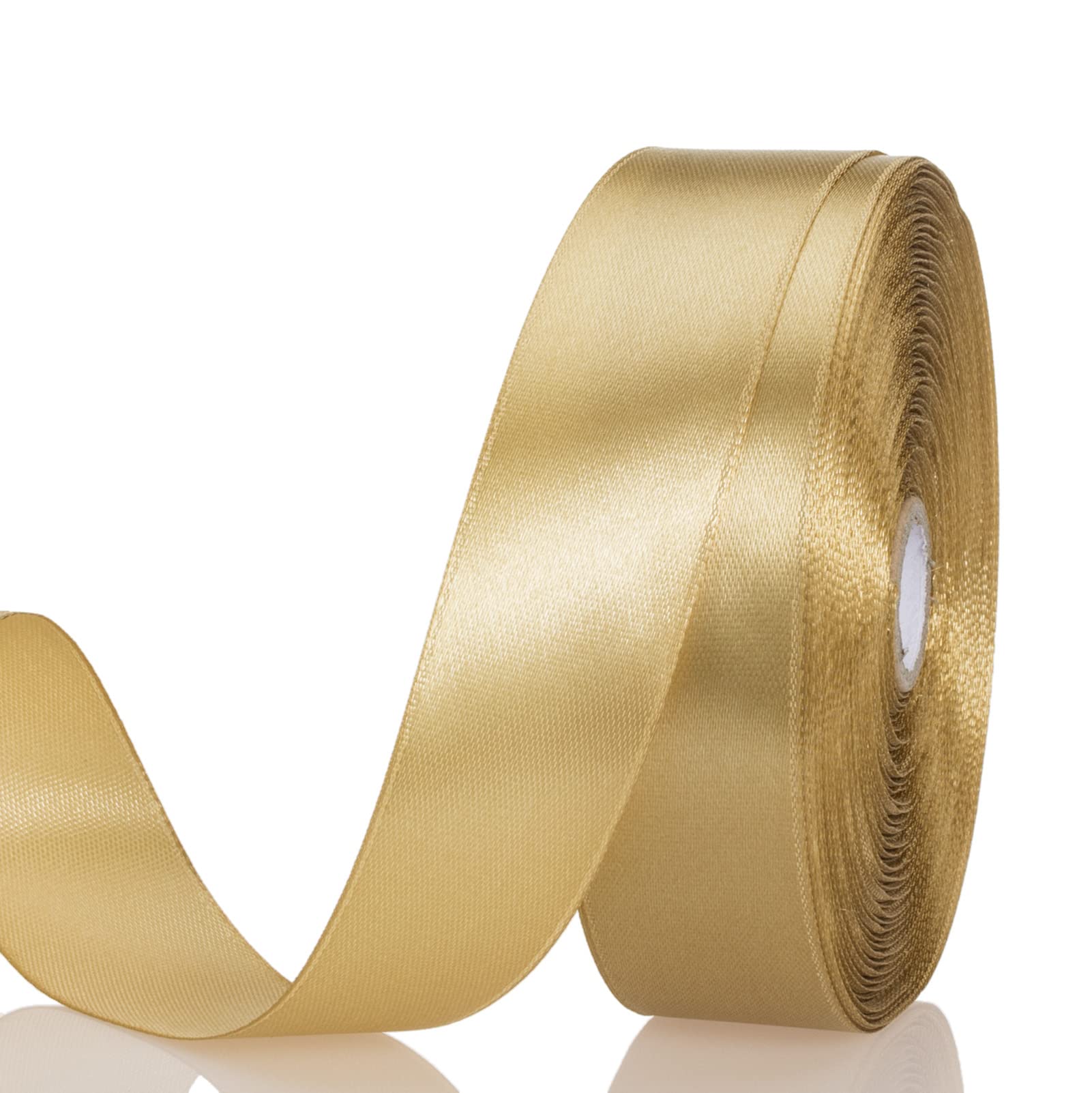 High End Reusable and Eco-friendly Custom Ribbon with logo Gold