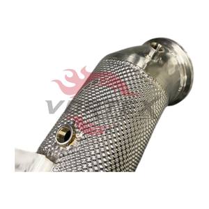 Tubo de Escape de Alto Flujo de Acero Inoxidable Vortex para BMW M240i G42 M340i G20 M440i G22 3.0T 2019-2025 con Protector Térmico Sin Advertencia de Lámpara (CEL) - Product Image 4