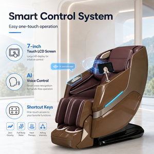 เก้าอี้นวดไฟฟ้าเชิงพาณิชย์ รุ่น Public Panaseima Shiatsu Recliner แบบ SL Track ระบบ Zero Gravity - Product Image 4