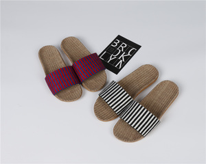 Da donna in lino antiodore per ciabatte da uomo traspirante Sole morbido antiscivolo da casa interna per pantofole per tutte le Winter Summer <span class=keywords><strong>Au</strong></span> - Product Image 3