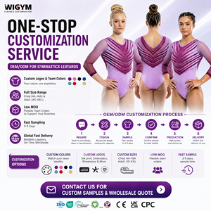 Justaucorps de gymnastique personnalisés OEM à manches longues, ornés de strass en cristal, pour la compétition, en Spandex et Polyester, uniformes d'équipe de club, vente en gros - Product Image 4