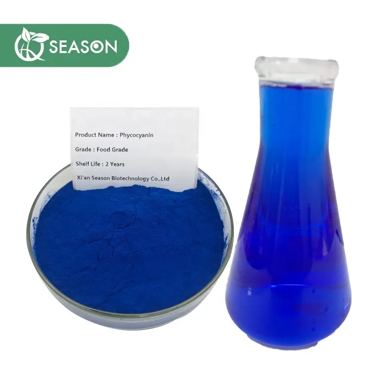 Mavi Pigment mavi Spirulina tozu E6 E10 E18 E40 Phycocyanin