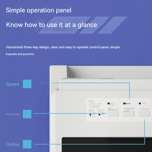 เครื่องพิมพ์ Deli 610KD คุณภาพสูงรูปแบบ A4 รายการคลังสินค้าบิลภาษีต่ําเครื่องพิมพ์ใบแจ้งหนี้พิเศษ 620k - Product Image 5