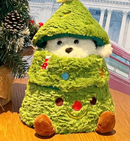 Peluche Chien Caché pour Arbre de Noël, Adorable Jouet en Peluche Chiot, Décoration de Noël, Cadeau d'Anniversaire Unisexe, Anti-Stress, Super Doux