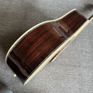 D45 Wholesale 41-Inch Handmade 6s Acoustic Guitar <b>Top</b> Solid Spruce B&S Glossy Body 20 Fret Fast Ship - Product Image 5