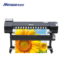 Máquina de impresión de pegatinas de vinilo, plotter de vinilo barato de 1,8 m, banner flexible para exteriores, impresora solvente ecológica