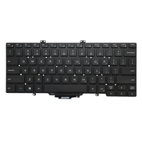لوحة مفاتيح إنجليزية أمريكية مضاءة خلفيًا لأجهزة Dell Latitude 5400 5410 7400 7410 مع مؤشر تراكبوينت بديل