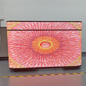 Bền LED DJ Booth màn hình với vải Bìa Ánh sáng giàn gấp lên góc bên phải cá nhân logo cho các sự kiện bên - Product Image 4