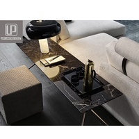 Canapé en tissu modulaire au design moderne italien, ensemble de sofa en tissu, de salon, style minimaliste, haut de gamme