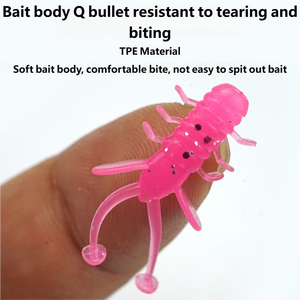 Esca Artificiale Morbida in PVC a Doppia Coda a T per la Pesca a Fondo - Spigola, Pesce Mandarino, Carpa Argentata e <span class=keywords><strong>Salmone</strong></span> - Product Image 2