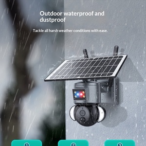 กล้องโดมโซลาร์ UBOX 4000 20W 4G ตรวจสอบออนไลน์ 24/7 ตรวจจับ PIR เสียงสองทาง IP65 มองเห็นในที่มืดด้วยอินฟราเรด รับประกัน 1 ปี - Product Image 2