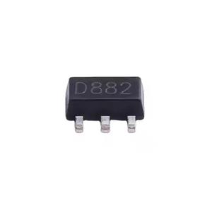 D882 ชิ้นส่วนอิเล็กทรอนิกส์แท้ ทรานซิสเตอร์แบบไบโพลาร์เดี่ยว NPN 30V 3A SOT89 - Product Image 1