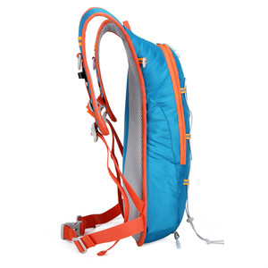 Outdoor Hiking Backpack Blue Daypack Chest Strap Adjustable Unisex Sports Travel <b>Bag</b> - Product Image 2