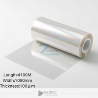 Универсальная прозрачная пленка BOPET 100 мкм - отличная податливость для вырубки, низкая тепловая усадка для печати и нанесения покрытий