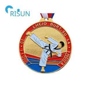Trofeos de Cinturón Negro para Atletas de Karate y Taekwondo, Medallas de Artes Marciales, Premios de Competición de Judo, Medallón - Product Image 6