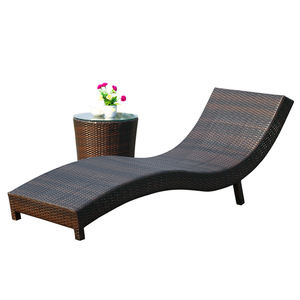 Chaise <span class=keywords><strong>de</strong></span> plage pour piscine <span class=keywords><strong>de</strong></span> loisirs en plein air en rotin PE - Product Image 1