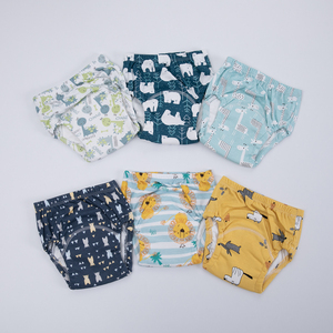 Pantalones de Entrenamiento de Algodón Lavables y Reutilizables de Primera Calidad, Ropa Interior para Bebés, Pantalones de Entrenamiento Absorbentes para Ir al Baño - Product Image 4