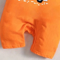 Jumpsuit Bayi Summer Infant Bermotif Mobil 100% Katun dengan Kancing Tekan untuk Bayi Laki-laki
