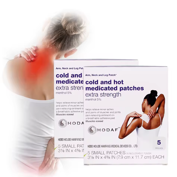 Factory Cold and Hot Therapeutic Transdermal Pain Relief Patch Hydrogel Patch Herbal Formula Knee Shoulder Back