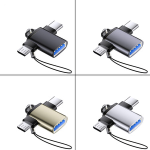 Hot 3 in 1 OTG <strong>Adapter</strong> Micro <strong>USB</strong> Type C to <strong>USB</strong> 3.0 <strong>Adapter</strong> for Samsung Galaxy S20 S10 Macbook <strong>USB</strong> C OTG <strong>Adapter</strong> Converter - Product Image 6