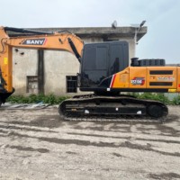 Excavadora Usada de Segunda Mano Original China SANY SY215C SY215C-9, Máquina Excavadora Hidráulica Pesada de 21 Toneladas en Venta