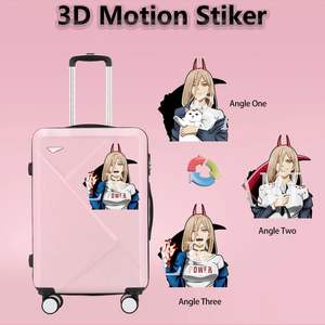 Calcomanías de movimiento 3D impermeables de dibujos animados, pegatinas de ataque a Titan Cat, decoración de <span class=keywords><strong>Manga</strong></span> impermeable para ordenador portátil y habitación - Product Image 5