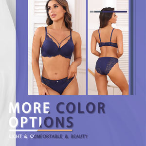 Binnys ชุดชั้นในสตรีแบบเซ็กซี่บราและกางเกงไซส์ใหญ่พิเศษชุดชั้นในสตรีแบบปักลายใต้2023 - Product Image 2