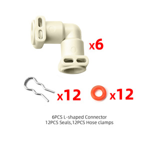 Juraに対応したL型ウォーターサーモブロックコネクタ全自動コーヒーメーカー用流体管 - Product Image 3