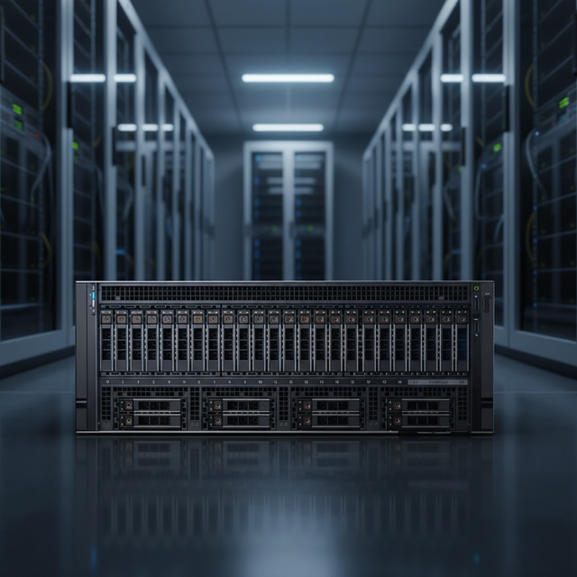 Factory Direct R960 4U Rack Mounted Server 4 Intel Xeon 64 DDR5 16TB Suitable for Artificial Intelligence Computer Servers