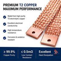 Cable Trenzado Flexible de Cobre YQYUL / Cable Trenzado de Cobre Tz con Terminales