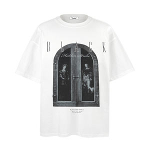 เสื้อยืดพิมพ์ลายกราฟิกผู้ชาย Sssaint Louis Vintage ผ้าฝ้าย 100% คอกลมทรงหลวม ซักแล้ว แห้งเร็ว ระบายอากาศได้ดี - Product Image 1